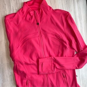 Disney x Lululemon Define Jacket Nulu Full Zip Lip Gloss Pink Size 8 NWT